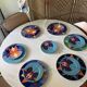 Villeroy and Boch kaleidoscope large plates 1980 x6