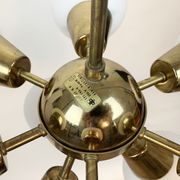 Chandelier by J. Bejvl, Kamenicky Šenov, Czech Republic, 1970s