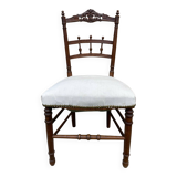 Chaise ancienne bois sculpté