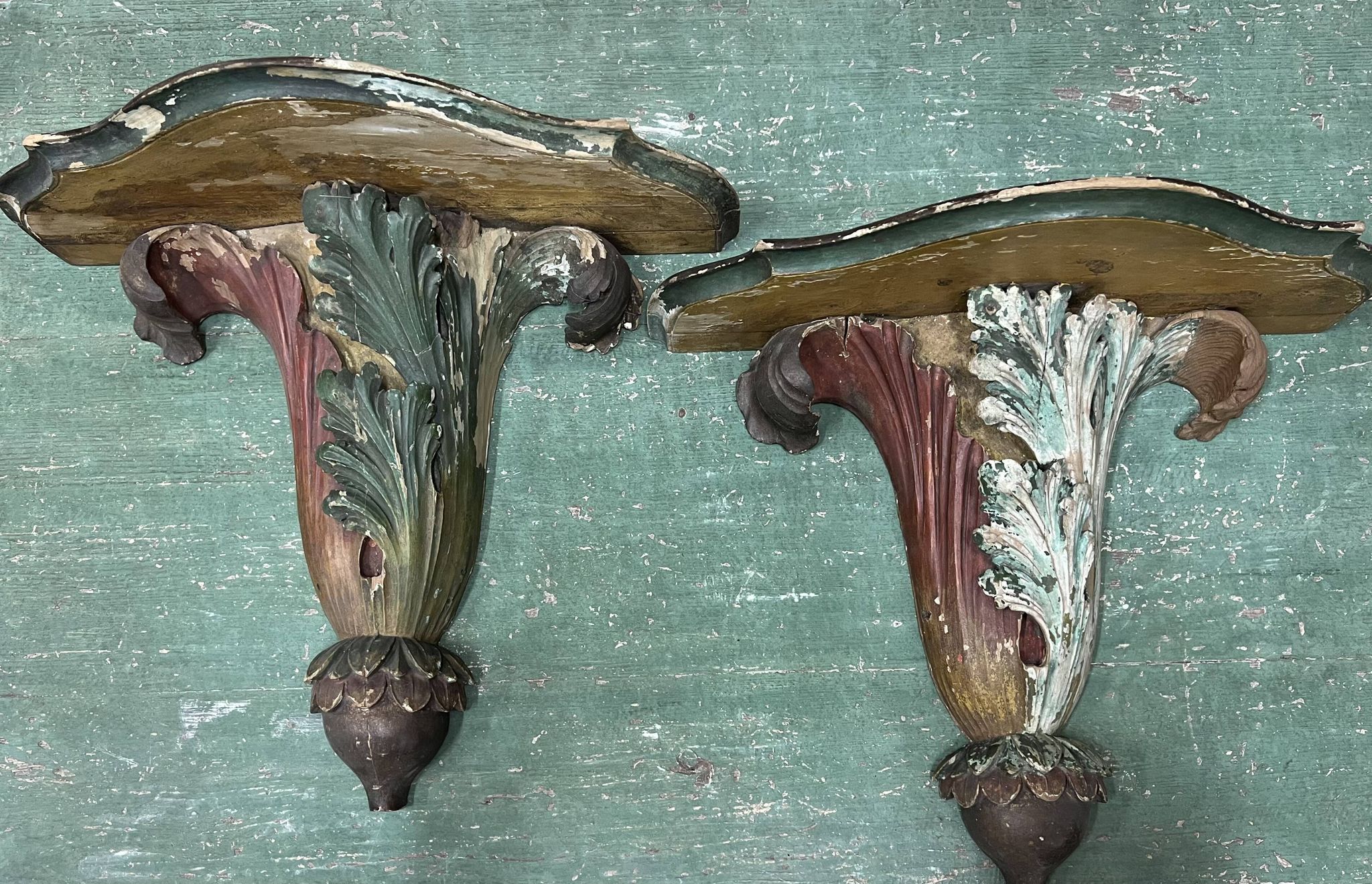 Pair of Italian wall lights