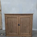 Small raw wood sideboard