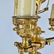 Barbedienne (attributed to), pair of candelabra with storks