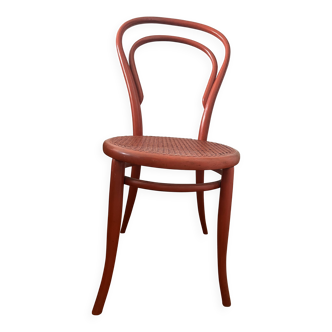 Chaise d'appoint Mobel Jacob & Josef Kohn estampillé  - En bois - rouge