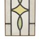 Art Deco Geometric Stained Glass Window 85x24cm