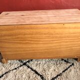 Professional style furniture, matt black raw wood chest of drawers