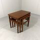 Tables gigognes en teck Danemark années 1960