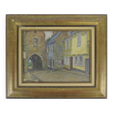 Antique painting by Pierre Boissart (1878-1944) signed country view B8