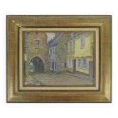 Antique painting by Pierre Boissart (1878-1944) signed country view B8