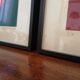 Two silkscreen prints by Henri Baviera 1972