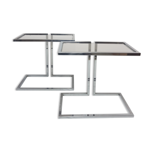 Paire de bouts de canapé consoles