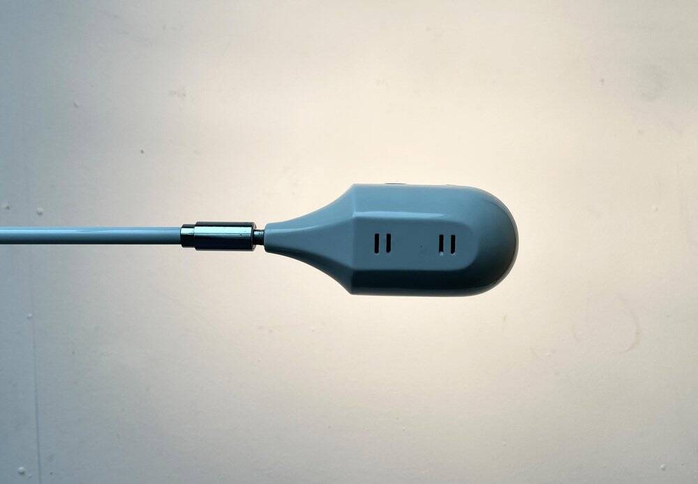 Vintage Italian floor lamp, space age postmodern, 1970s.