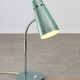Mid-Century Italian Table Lamp in Blue Metal