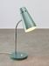 Lampe de table italienne du milieu du siècle en métal bleu