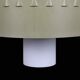 Mid-century pendant lamp / opal glass / brass / light green / Danish modern design / 1960s / 1970s