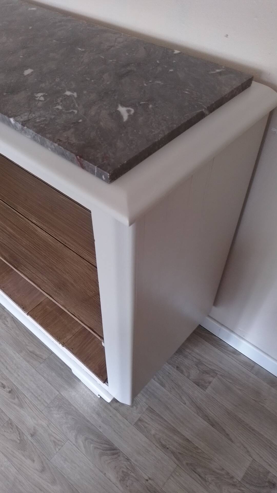 Multifunctional marble shelf