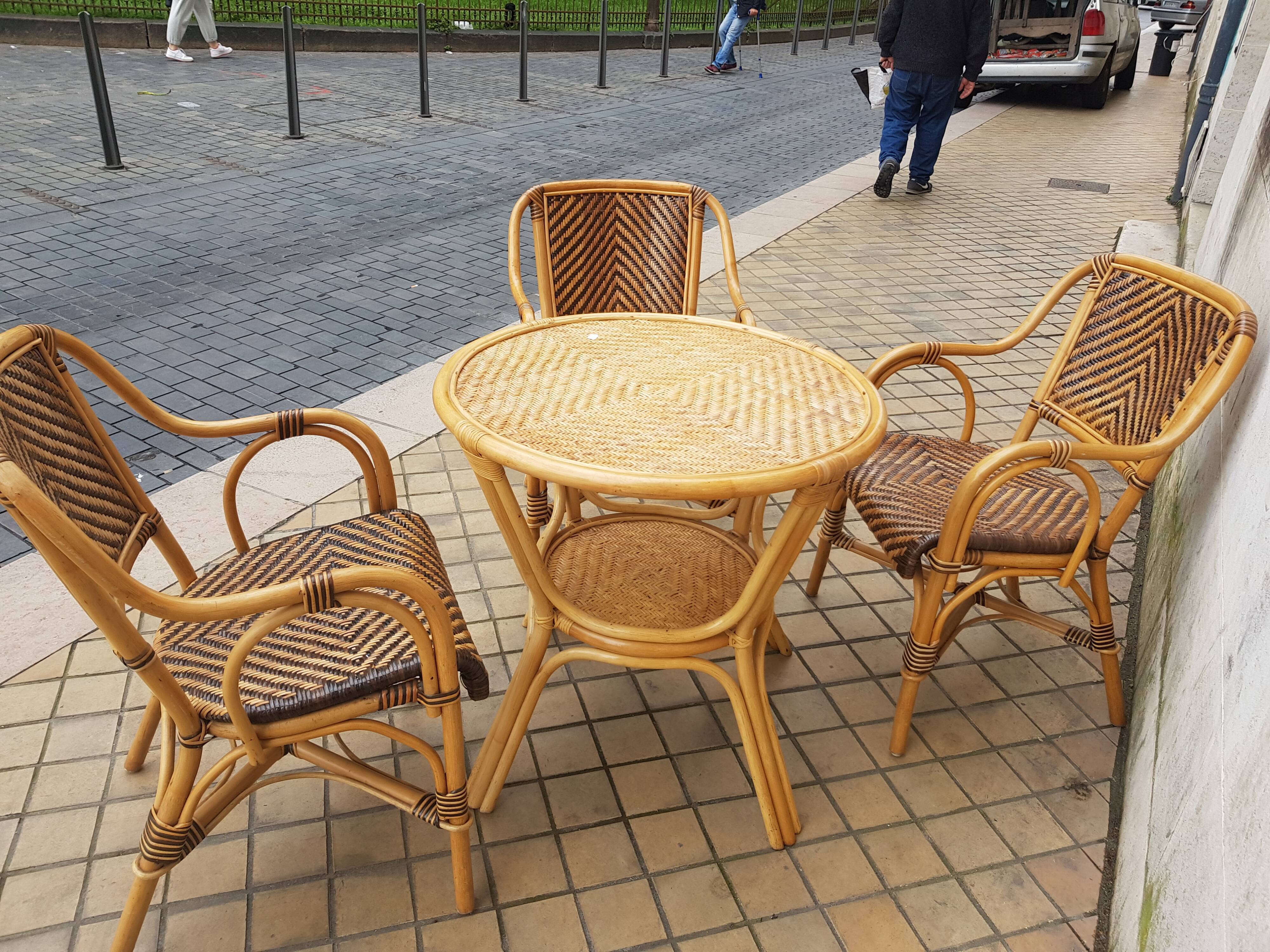 Rattan garden set