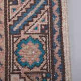 Vintage Turkish Oushak Handwoven Rug 97x417 cm