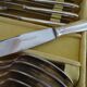 Housewife 24 seats 6 people art deco 1930 silver metal apollo