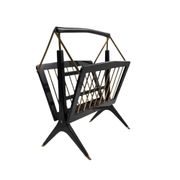 Mid-century Modern brass magazine rack, Ico e Luisa Parisi  Italy 1950