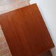 Small piece of furniture with 2 drawers in teak, bedside table or end table.