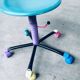 Colorful Desk Chair, 1980s