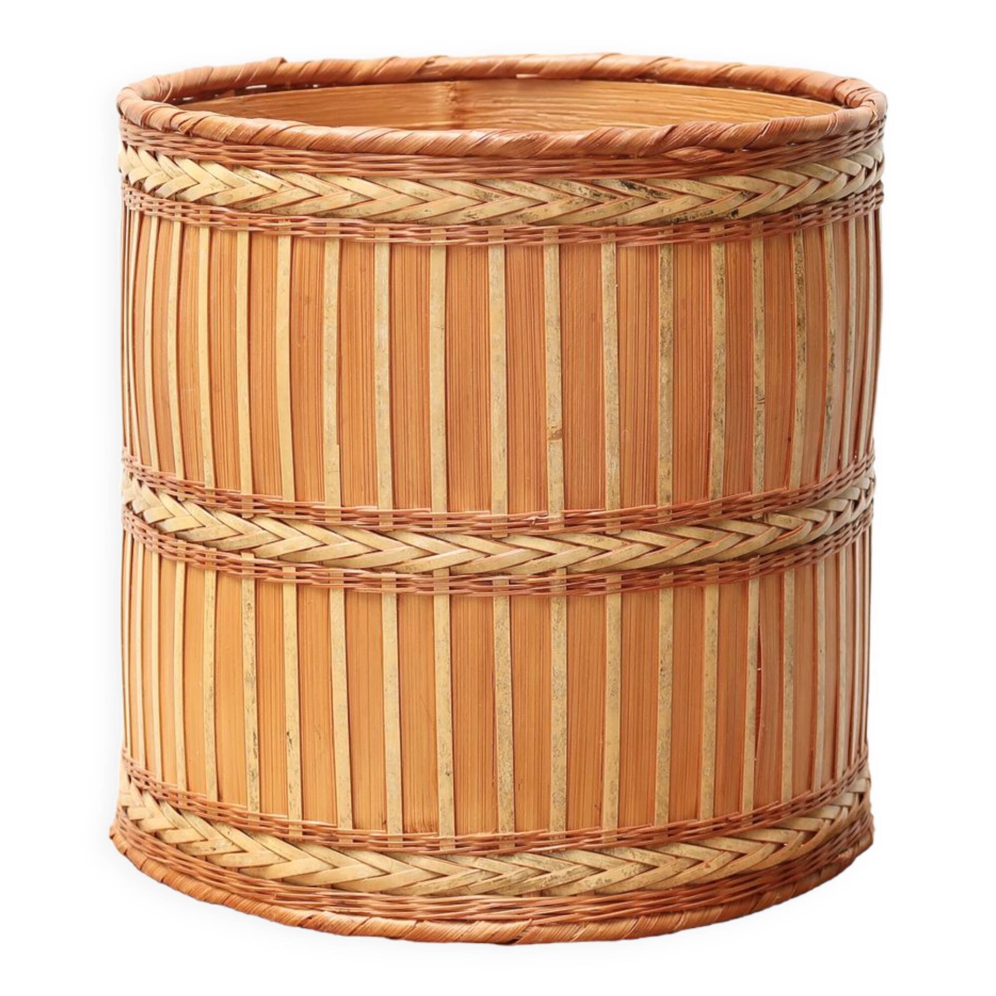 Wicker wastepaper, 70s