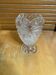 Antique Vase ANNA HUTTE Cut Crystal Bell Shape Vintage #E165