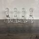 Set of 4 Glass Goblets or Glass Domes
