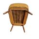 Chaise cocktail / fauteuil / canapé vintage jaune ocre