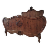 Lit de style Louis XV rocaille