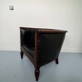 Fauteuil Hollandais Cabriolet cuir