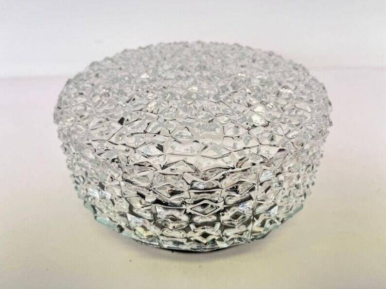 Midcentury Rare Flush Mount RZB Leuchten, Ceiling or Wall Lamp, Germany, 1970s
