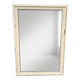 Miroir ancien patine beige