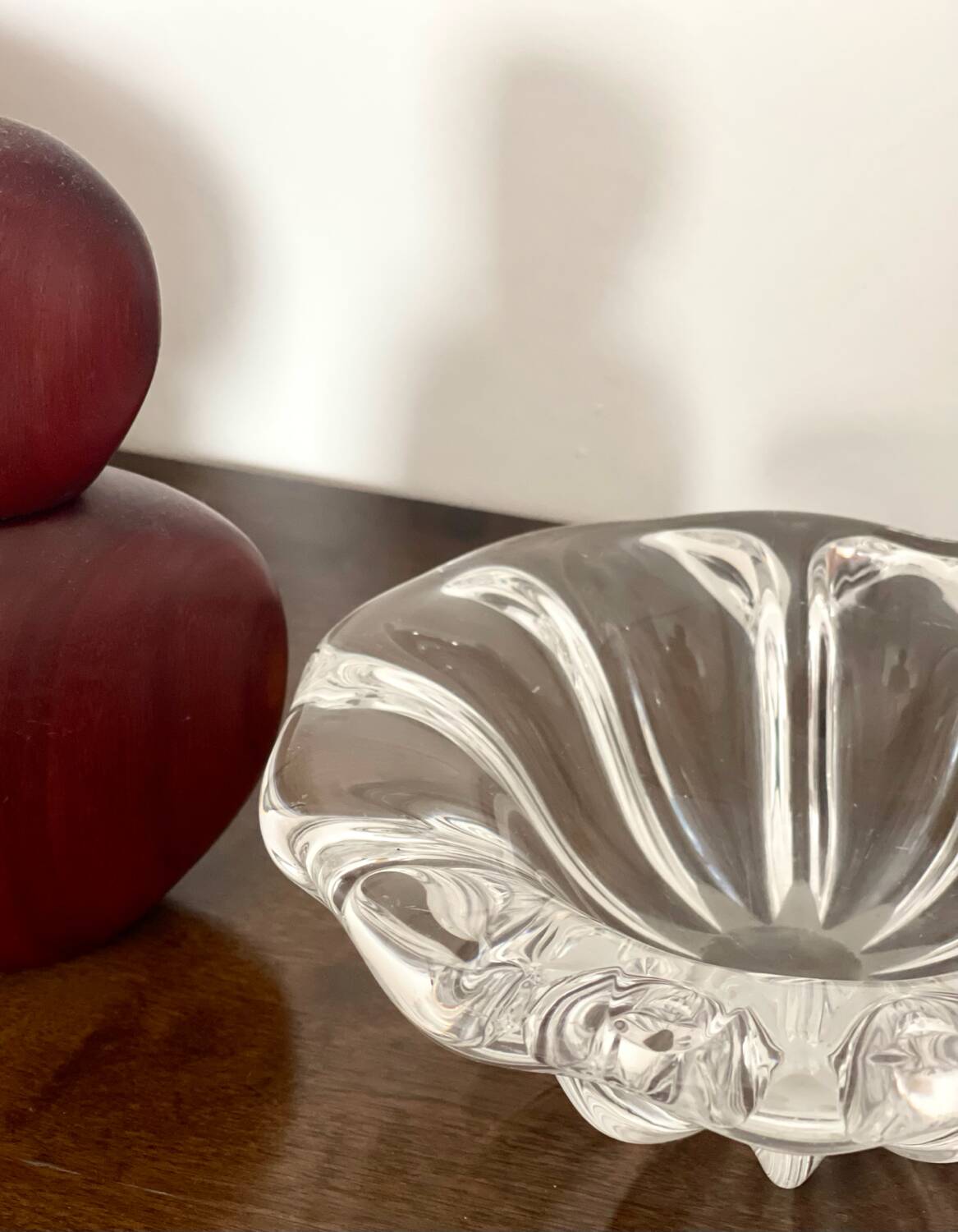 Crystal catchall by St Lambert