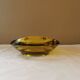 Vintage amber glass pocket tray