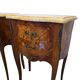 Tables de chevet de style Louis XV, années 1970