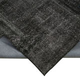 Tapis turc surteint fait à la main 193 cm x 300 cm tapis patchwork noir