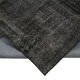 Handmade Turkish Overdyed 193 cm x 300 cm Black Patchwork Carpet