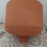 Terracotta butter dish with dome