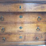 Empire period walnut commode