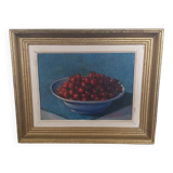 Painting on canvas signed Moucheron 1952