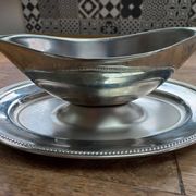 Guy Degrenne stainless steel sauce boat