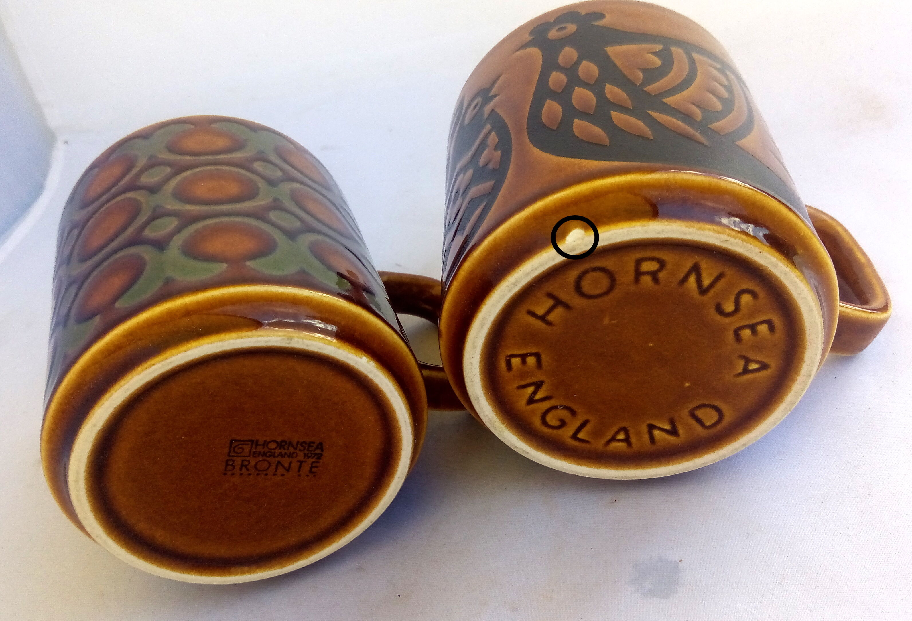 Seventies English Cup Duo