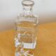 Vintage glass whisky carafe