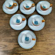 Set of 6 cups + saucers Villeroy and Boch Chekiang