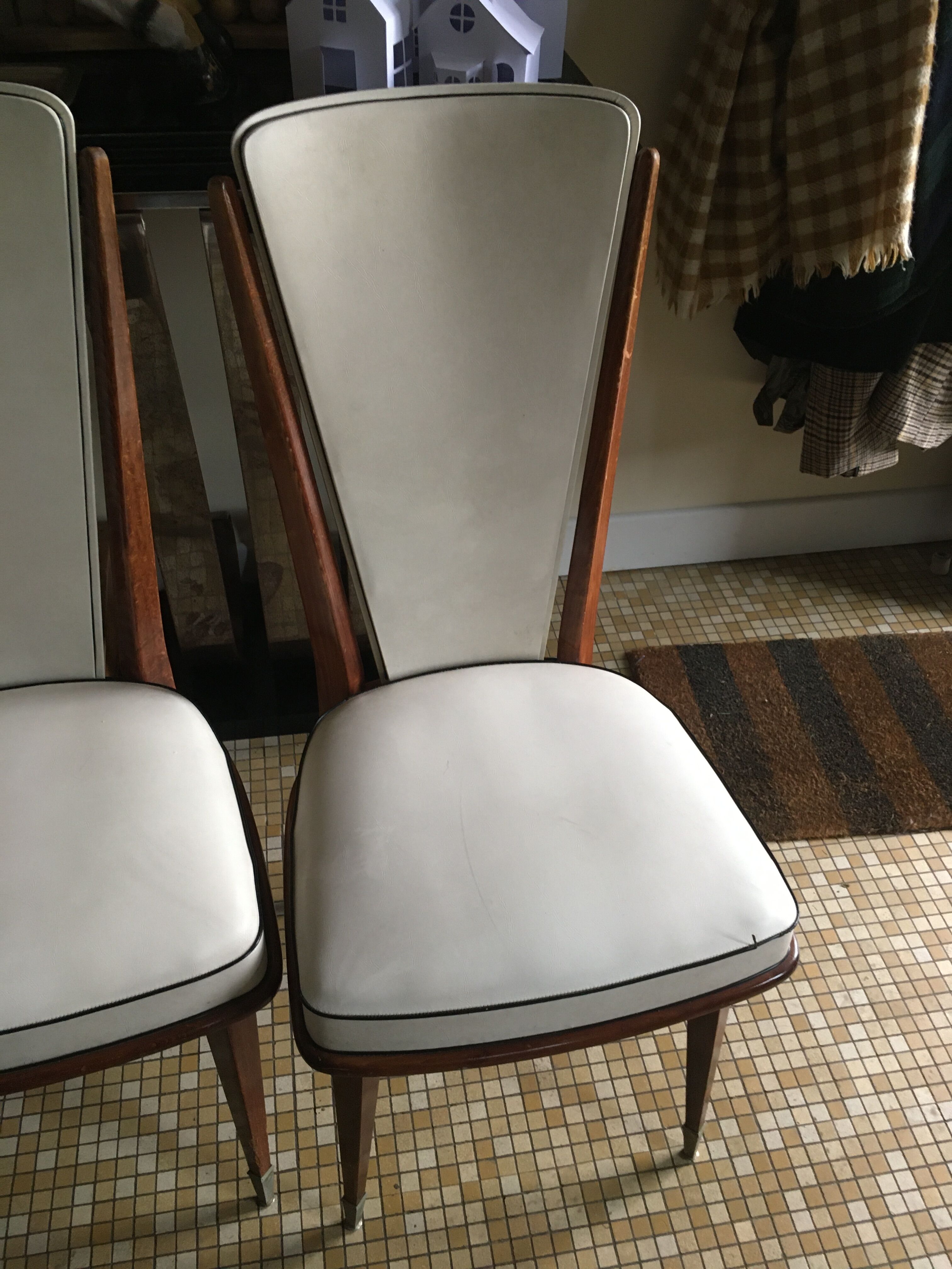 Trio of Monobloc chairs