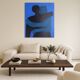 Abstrait figuratif contemporain "Can i hold you" 100x81cm