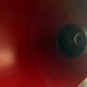 Wall lamp red roller Ikea 1980