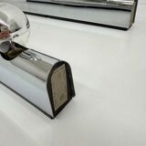 Set of 2 Targetti Sankey chrome wall lamps, 1970s