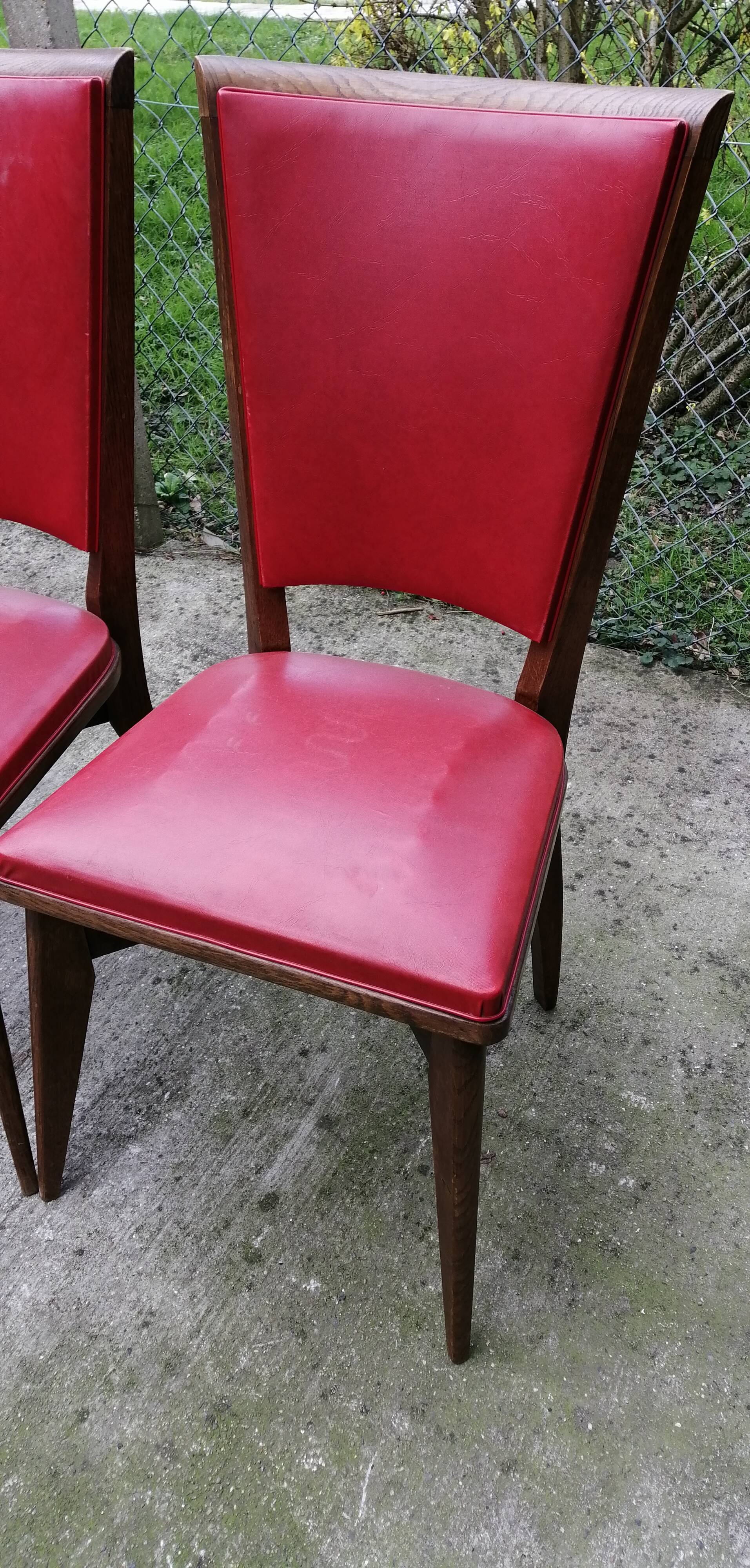 4 art deco chairs